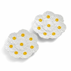 SET 2 PIATTI CM 28 MARGHERITA FADE