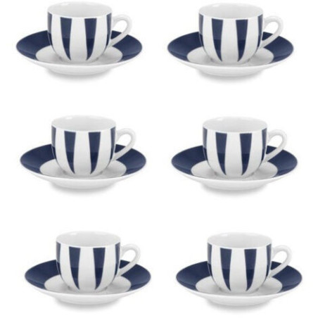 SET 6 TAZZE CAFFE GEOMETRIC FADE