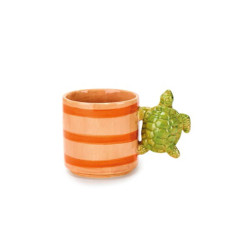 MUG TURTLE ARANCIO FADE