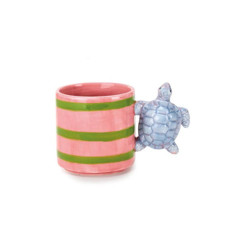 MUG TURTLE ROSA FADE