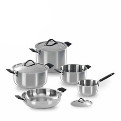 BATTERIA 8 PEZZI 33 CARATI INOX BARAZZONI