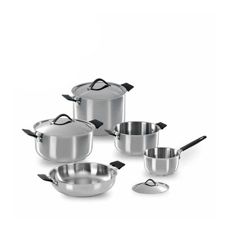 BATTERIA 8 PEZZI 33 CARATI INOX BARAZZONI