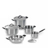 BATTERIA 8 PEZZI 33 CARATI INOX BARAZZONI